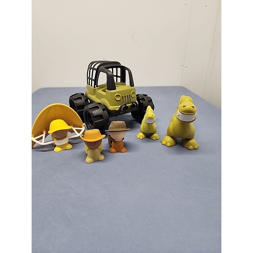 Sprig Toys Dino Adventure Rig Dinosaurs Safari Hikers Learning EUC